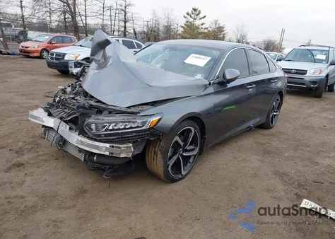 2019 Honda Accord Sport из США, поврежденный, VIN 1HGCV1F37KA051273